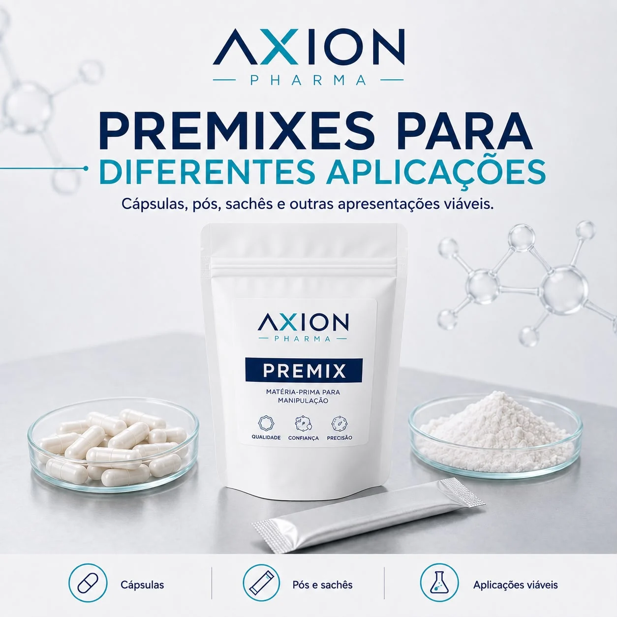 Linha de produtos AXION PHARMA